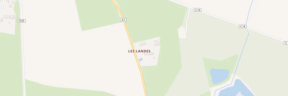Plan du 1 Les Landes à Saffré