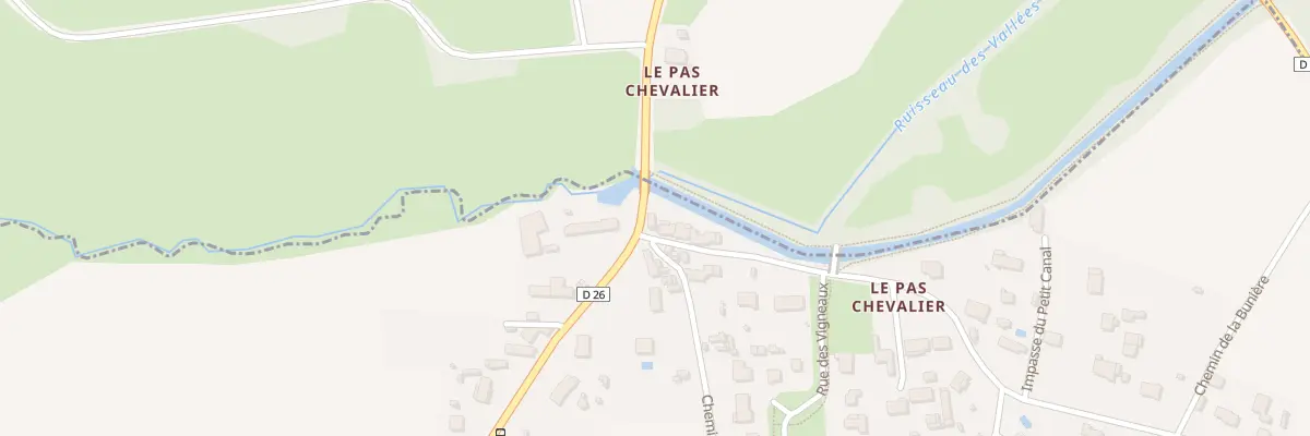 Plan du 11 Rue du pas chevalier à Casson
