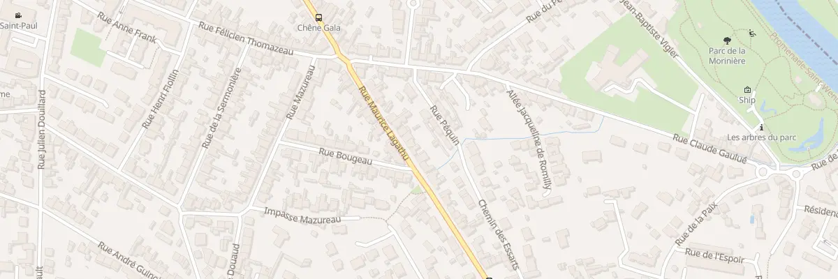 Plan du 40 Rue Maurice Lagathu à Rezé