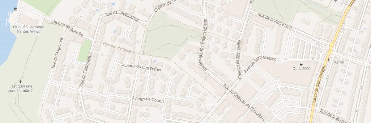 Plan du 21 Rue du Château de l’Eraudière à Nantes