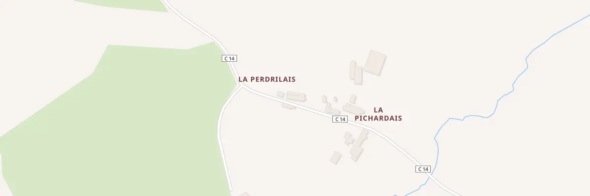 Plan du 5019 La Perdrilais à Gahard