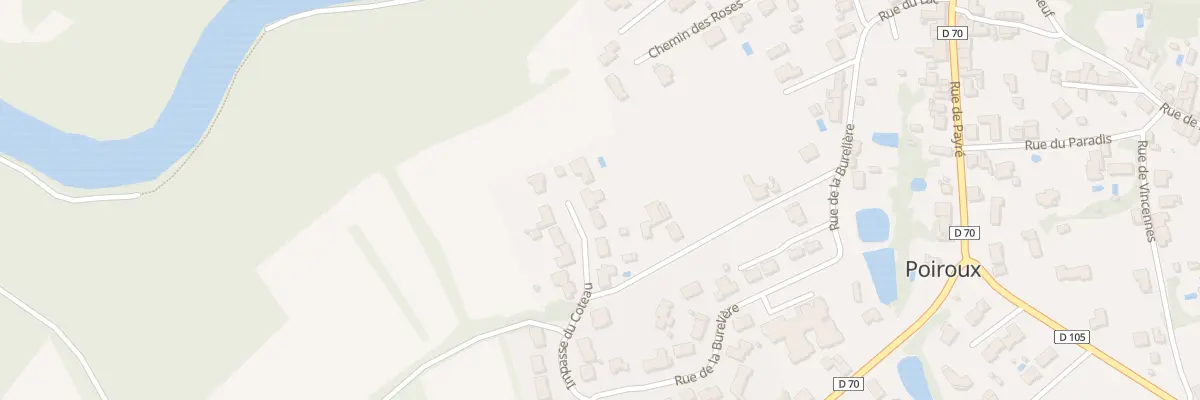 Plan du 78 Imp du Coteau à Poiroux