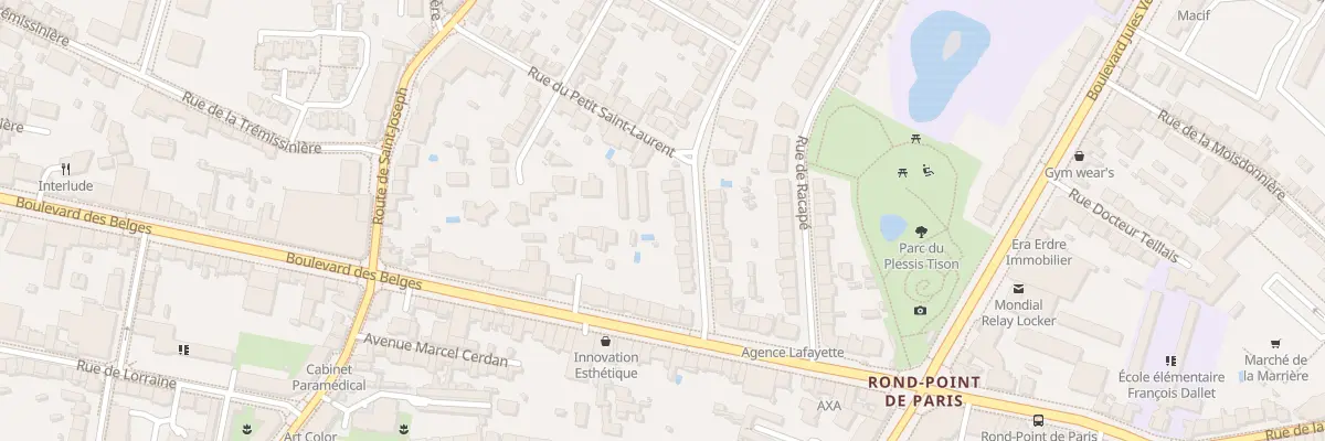 Plan du 82 Rue de la Tullaye à Nantes