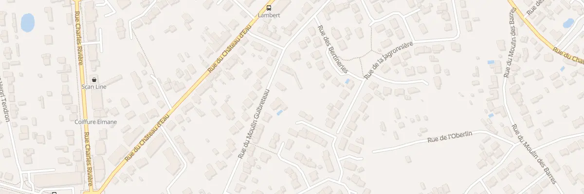 Plan du 55 Rue du Moulin Guibreteau à Rezé