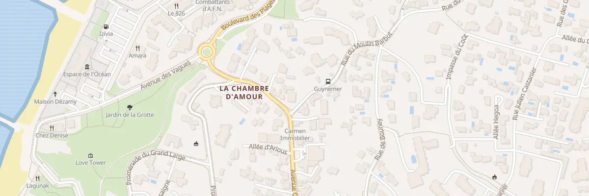 Plan du 28 Av Guynemer à Anglet