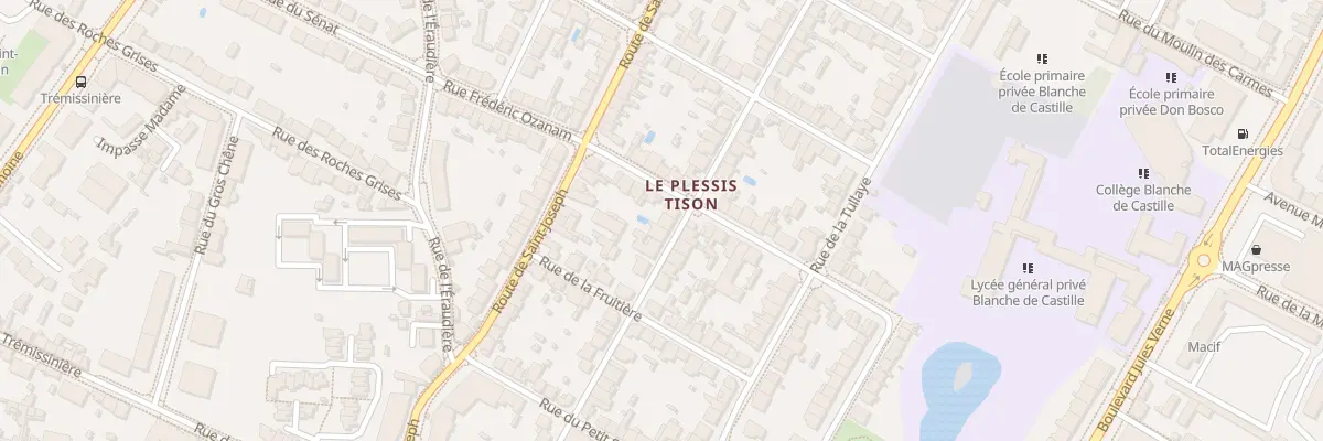 Plan du 44 Rue du Plessis Tison à Nantes