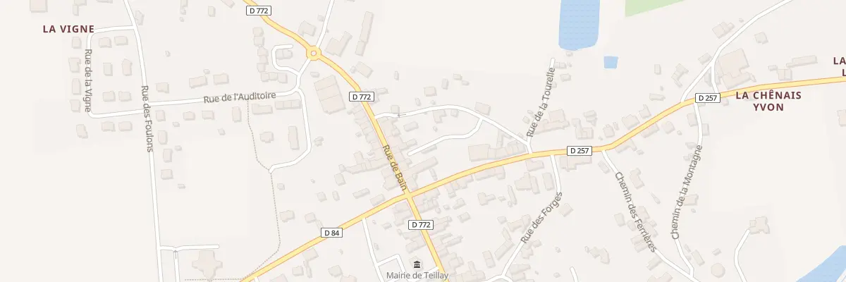 Plan du 26 Rue de Bain à Teillay