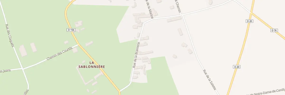 Plan du 9 Rue de la Brasserie à Hauteville-sur-Mer