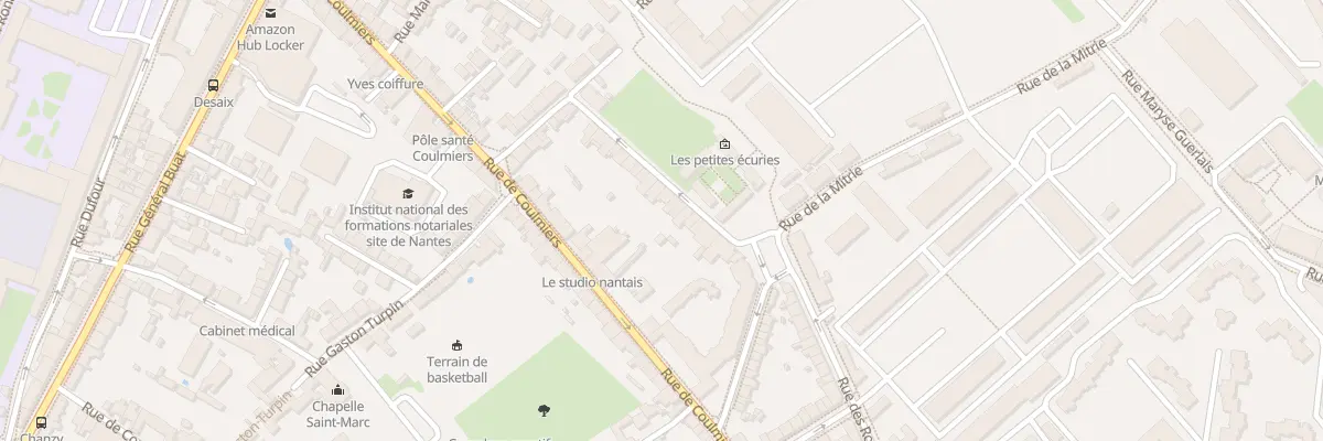 Plan du 15 Rue Aurelle de Paladines à Nantes