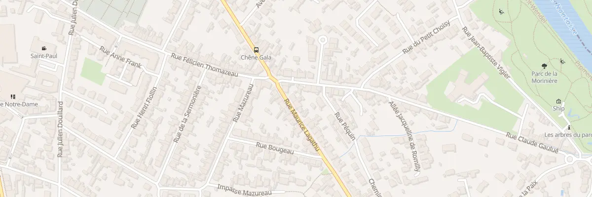 Plan du 54 Rue Maurice Lagathu à Rezé