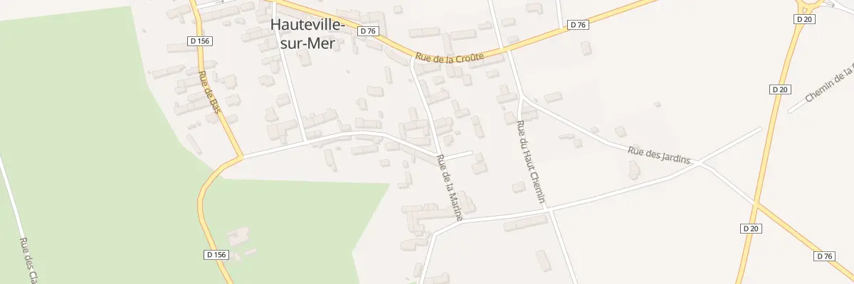 Plan du 10 Rue de la Mairie à Hauteville-sur-Mer