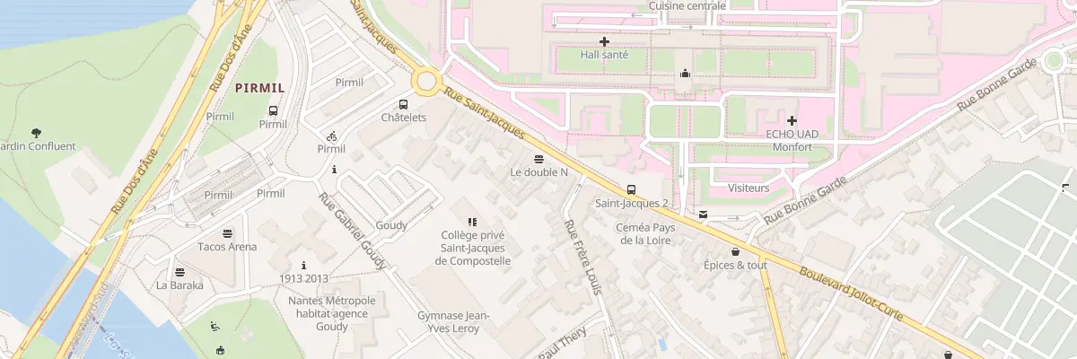 Plan du 74 Rue Saint Jacques à Nantes