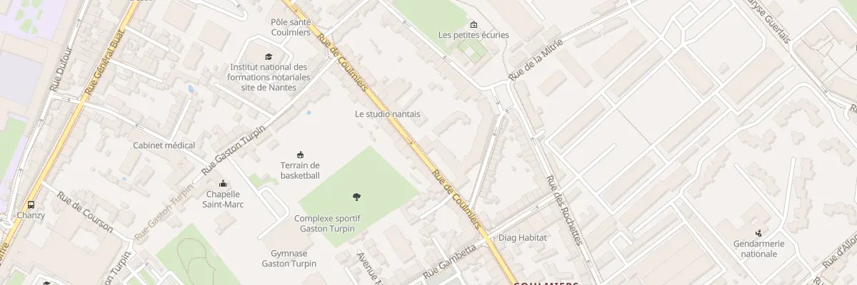 Plan du 64B Rue de Coulmiers à Nantes