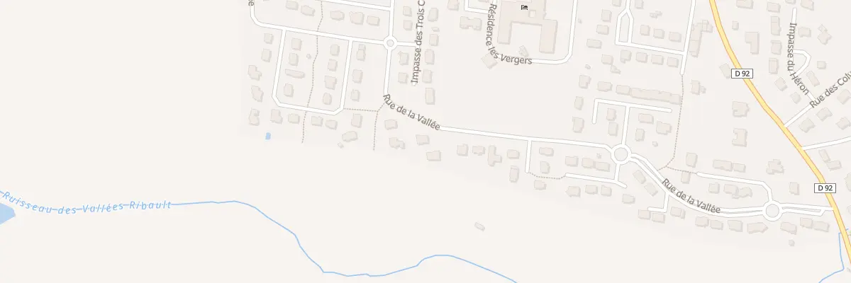 Plan du 34 Rue de la Vallée à Sens-de-Bretagne