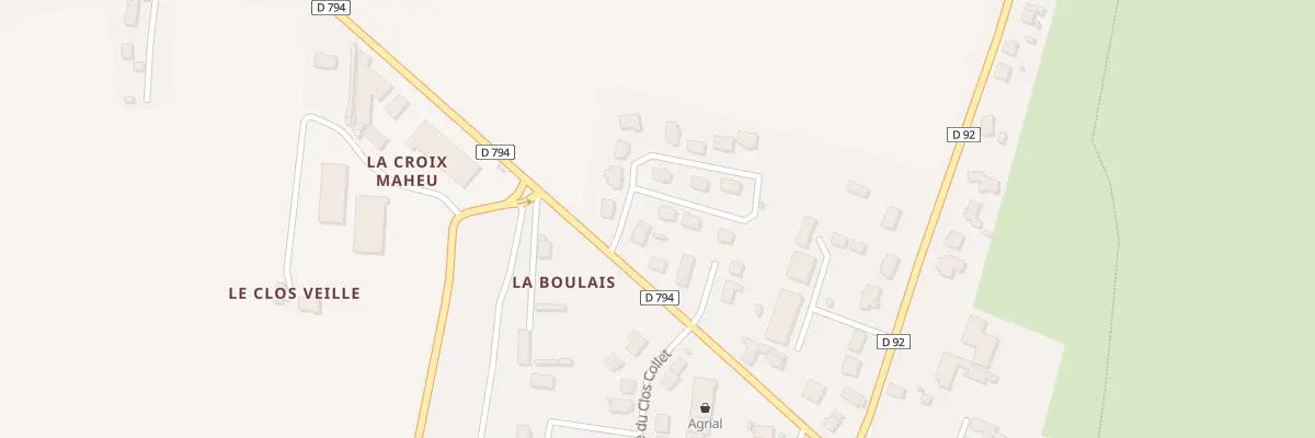 Plan du 14 Rue du Frêche à Sens-de-Bretagne