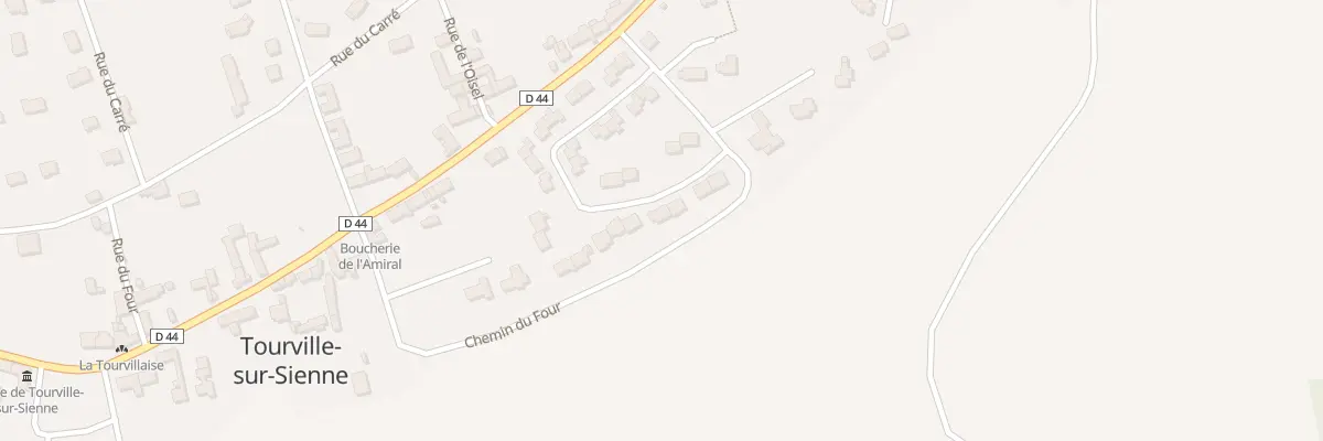 Plan du 411 Rue de la Fontaine Martin à Tourville-sur-Sienne