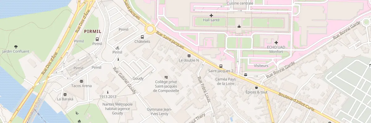 Plan du 72 Rue Saint Jacques à Nantes