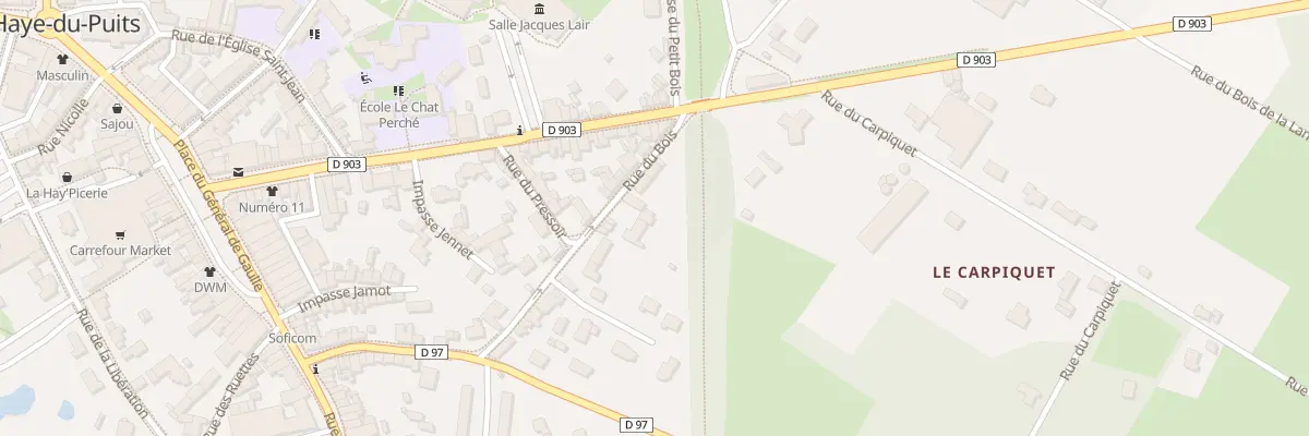 Plan du 13A Rue du Bois à La Haye