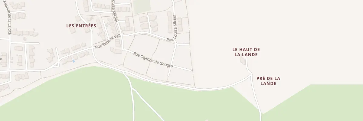 Plan du 21 Rue Olympe de Gouges à Nouvoitou