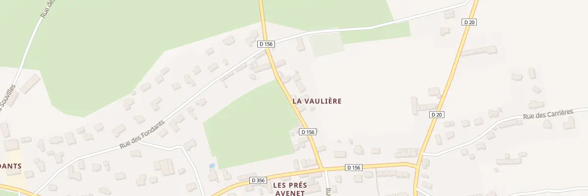 Plan du 13 Rue de la Vaulière à Hauteville-sur-Mer