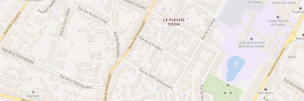 Plan du 58 Rue du Plessis Tison à Nantes