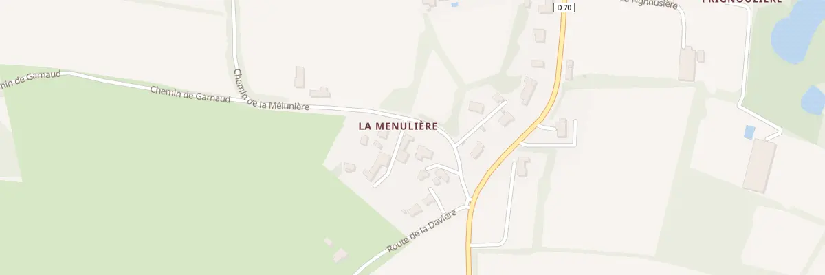 Plan du 77 La Menulière à Poiroux