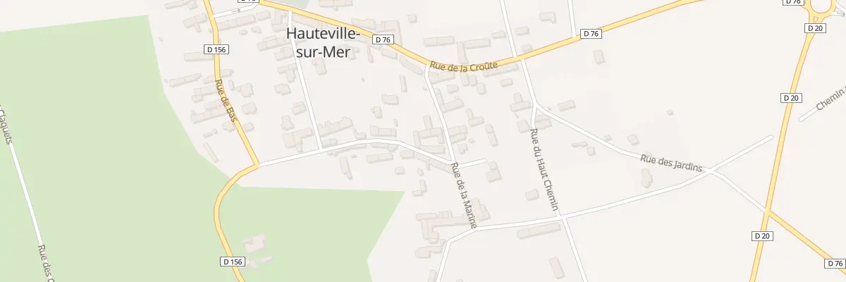 Plan du 21 Rue du Four à Hauteville-sur-Mer