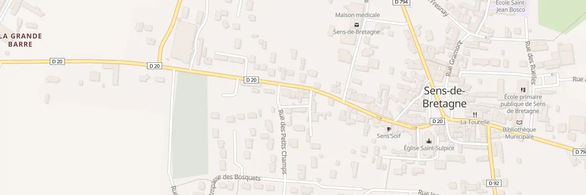 Plan du 5182 Rue St Nicolas à Sens-de-Bretagne