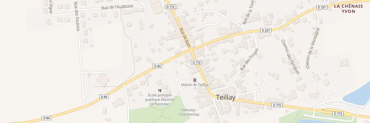 Plan du 11 Rue de Bain à Teillay