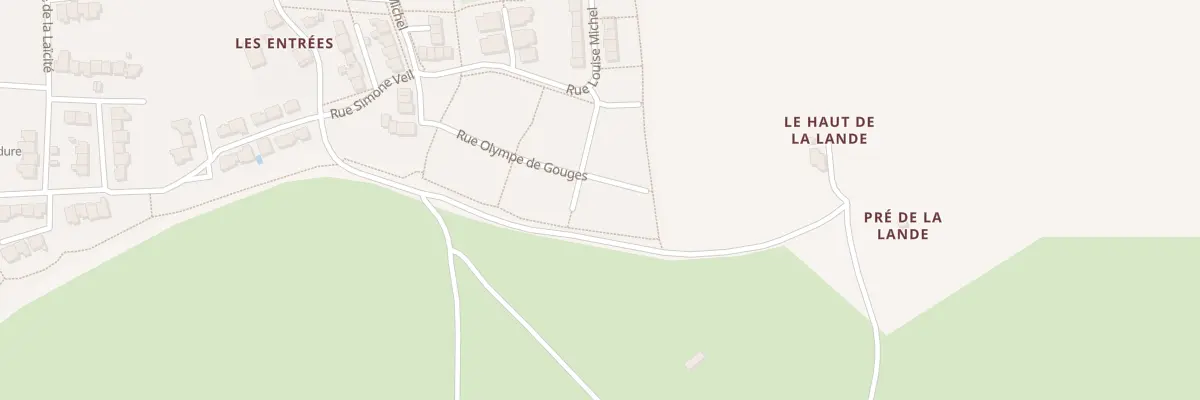 Plan du 22 Rue Olympe de Gouges à Nouvoitou