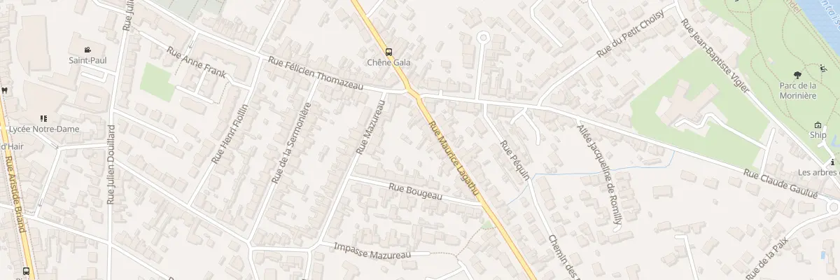 Plan du 45 Rue Maurice Lagathu à Rezé