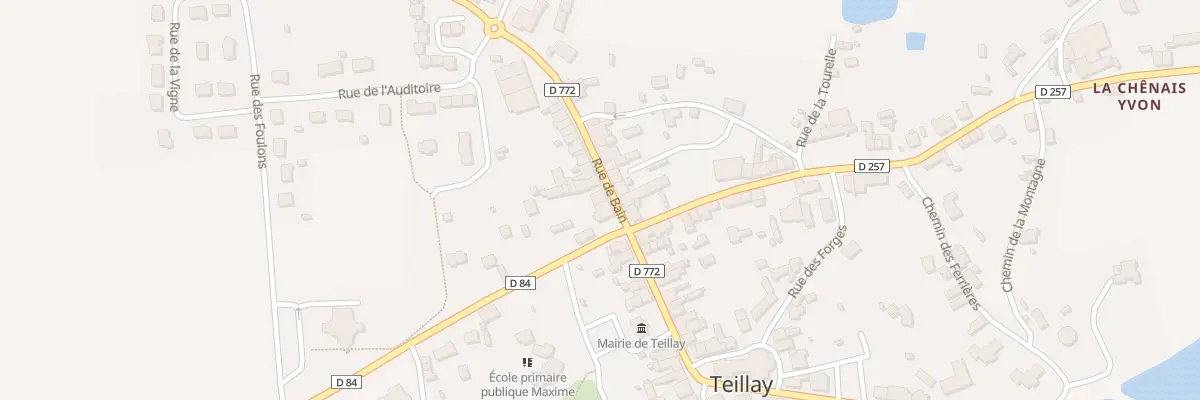 Plan du 17 Rue de Bain à Teillay