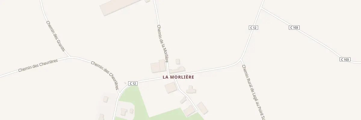Plan du 2 La Morlière à Beaufou