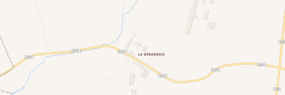 Plan du 5095 La Gérardais à Rimou