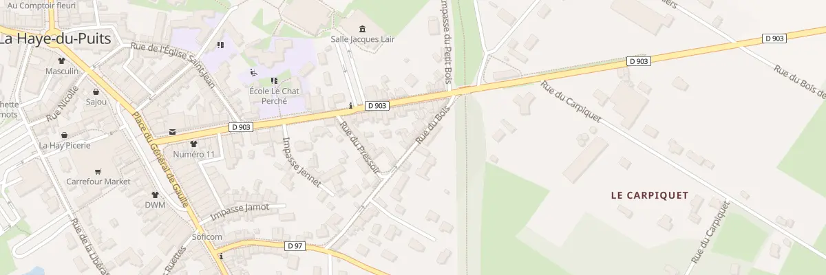 Plan du 53 Rue du Docteur Callégari à La Haye