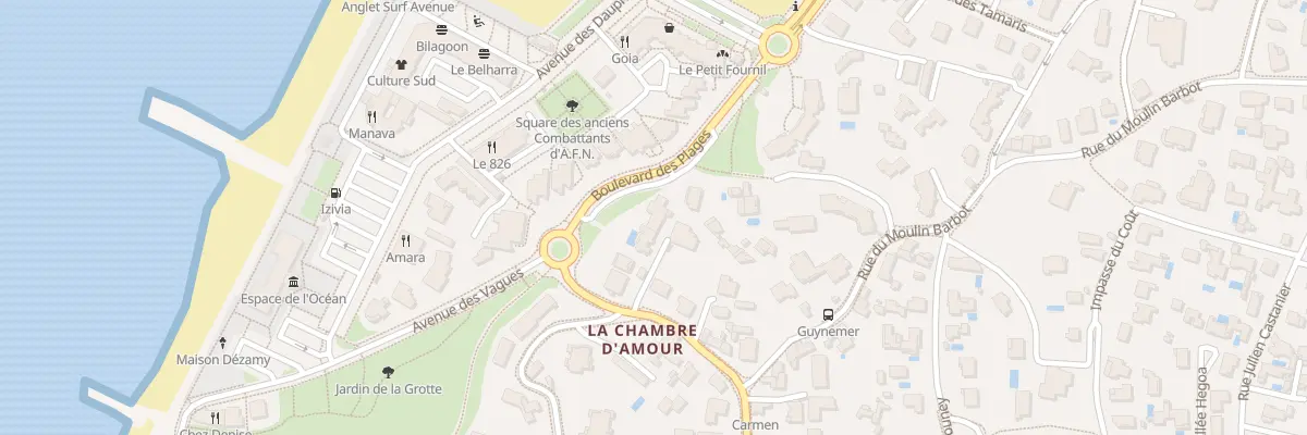 Plan du 8 Bd des Plages à Anglet