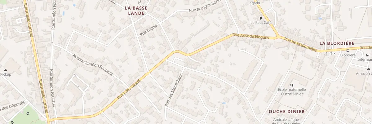 Plan du 60 Rue Emile Blandin à Rezé