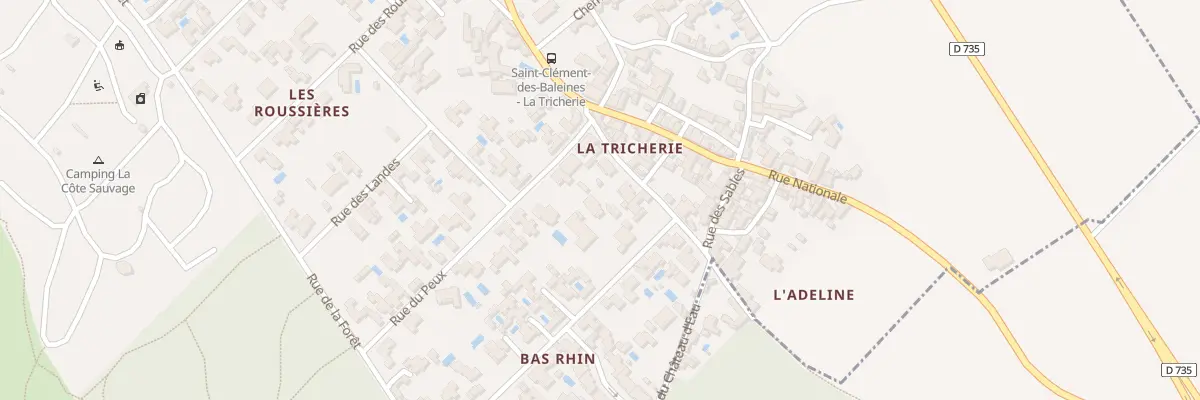 Plan du 72 Rue de la Cote à Saint-Clément-des-Baleines