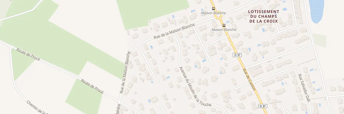 Plan du 6 Av du Moulin de la Touche à Sucé-sur-Erdre