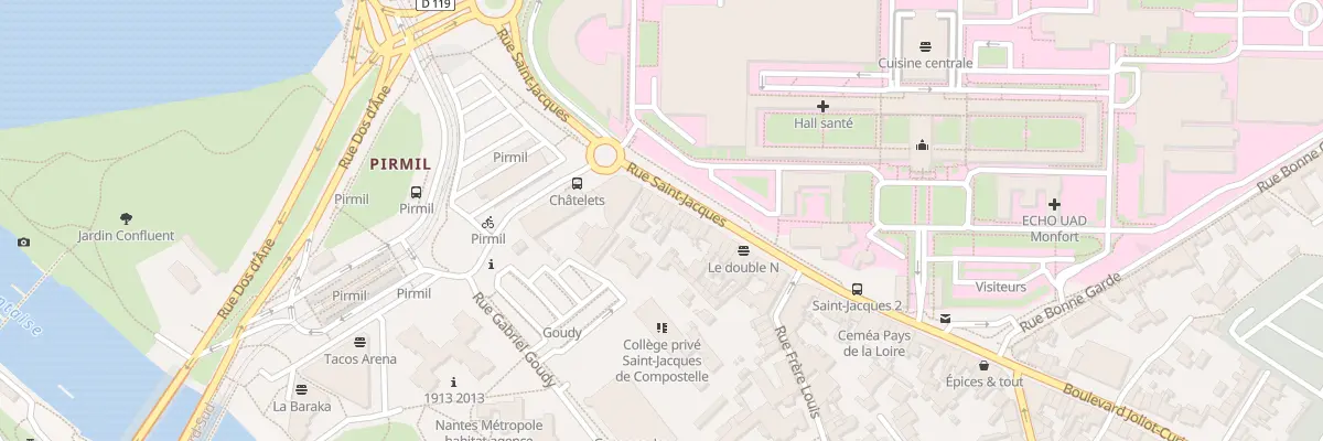 Plan du 50 Rue Saint Jacques à Nantes