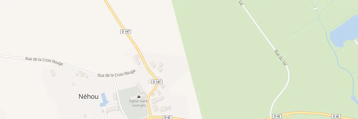 Plan du 6D Rue du Pelle Vilain à Néhou