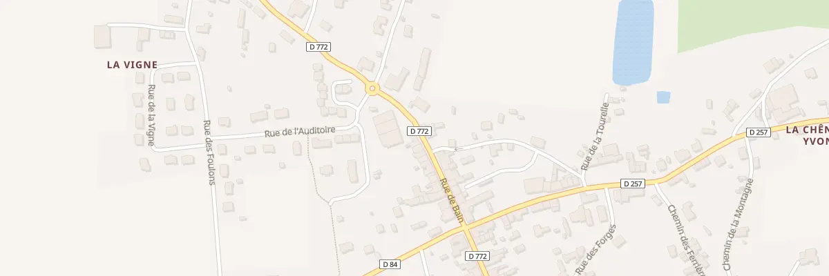 Plan du 35 Rue de Bain à Teillay