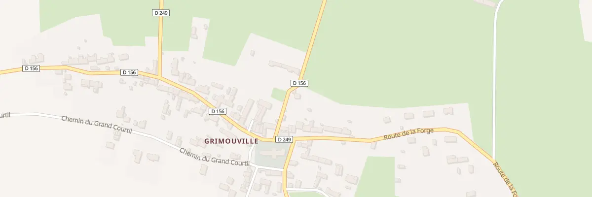 Plan du 2 Rte de Crux à Regnéville-sur-Mer