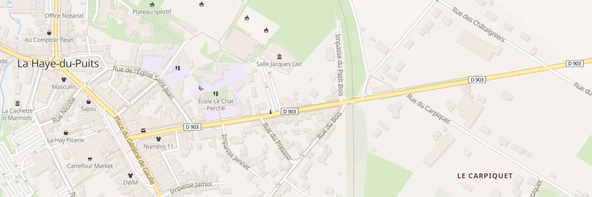 Plan du 34 Rue du Docteur Callégari à La Haye