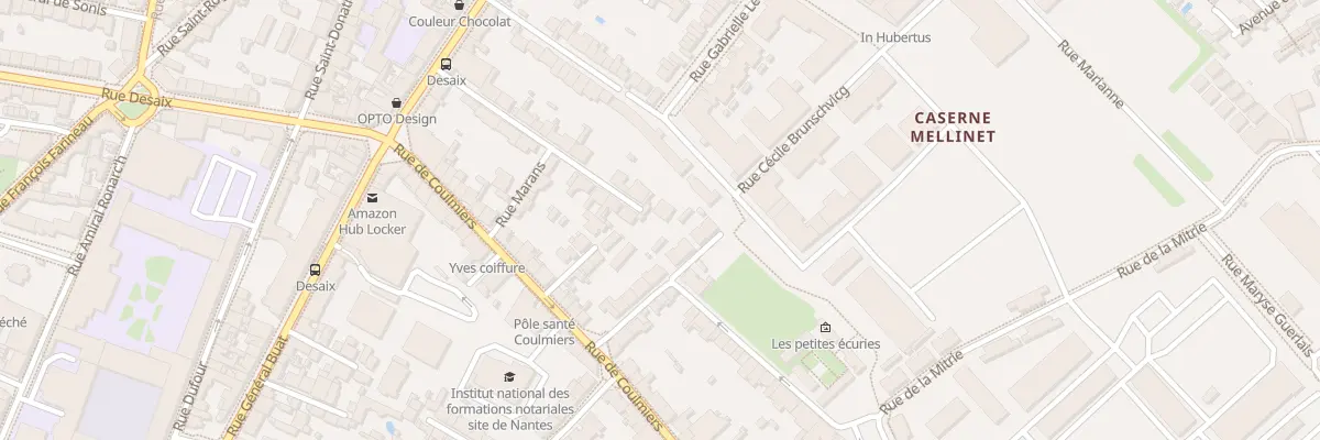 Plan du 14 Av de la Pajaudière à Nantes