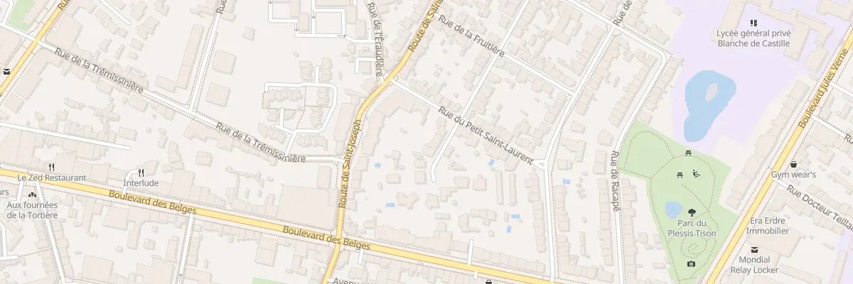 Plan du 78 Rue du Plessis Tison à Nantes