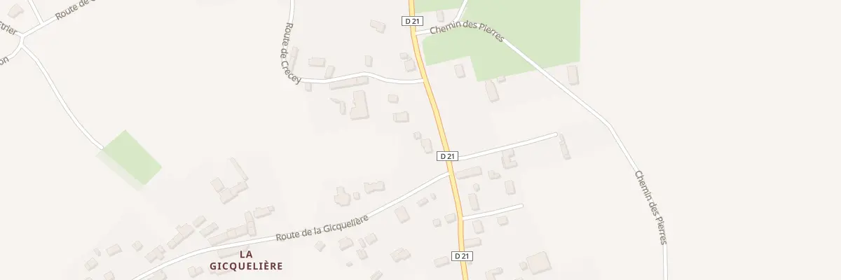 Plan du 1054 Rte du Chesnay à Saint-Pair-sur-Mer