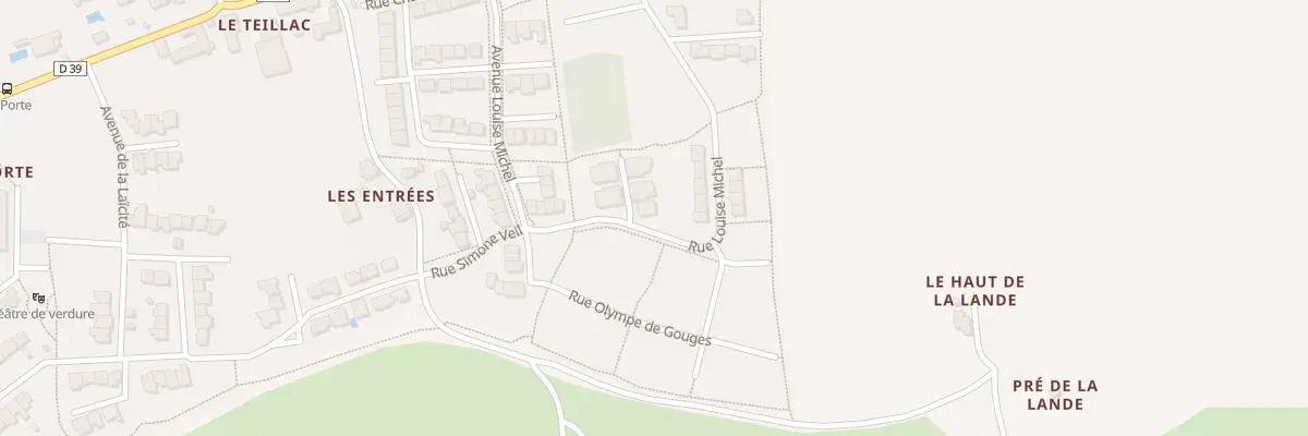 Plan du 2 All Marie Marvingt à Nouvoitou