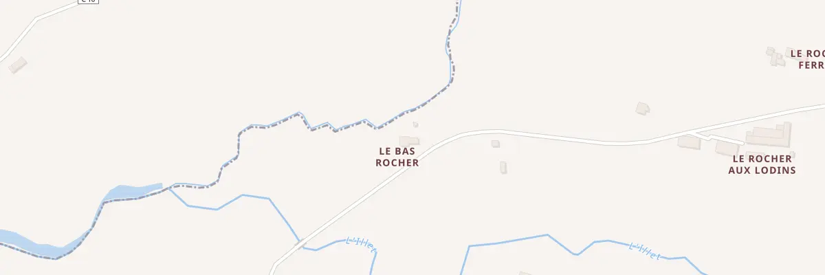Plan du 20 Le Bas Rocher à Gahard