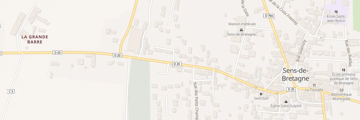 Plan du 5062 Rue St Nicolas à Sens-de-Bretagne